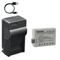 Kastar 1-Pack Battery and AC & USB-C Charger, Compatible with Canon LP-E5, EOS Rebel XSi, Rebel XS, Rebel T1i, 450D, 500D, 1000D, Kiss F, Kiss X2, Kiss X3 Cameras