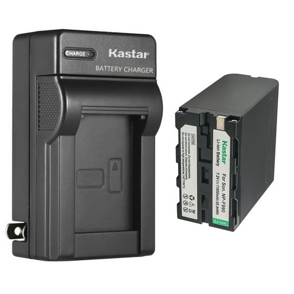 Kastar 1-Pack Battery and AC Wall Charger Replacement for Blackmagic Design Pocket Cinema Camera 6K Pro, Sound Devices MixPre-3, MixPre-6, MixPre-10T, Sound Devices 663, FEELWORLD F5 Pro 5.5