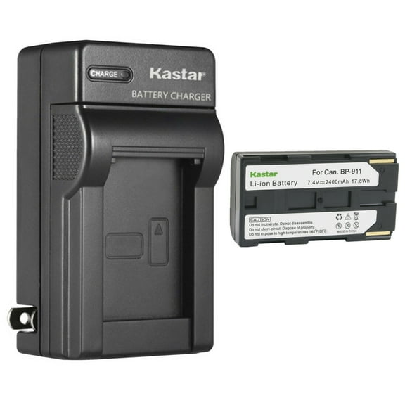 Kastar 1-Pack Battery and AC Wall Charger Replacement for Canon GL2 GL-2 DM-GL2, MV1, MV10 MV10i, MV20 MV20i, MV100 MV100i, MV200 MV200i, Optura, Optura Pi, Ultura, Vistura, UC-V10 UC-V10Hi, UC-V20