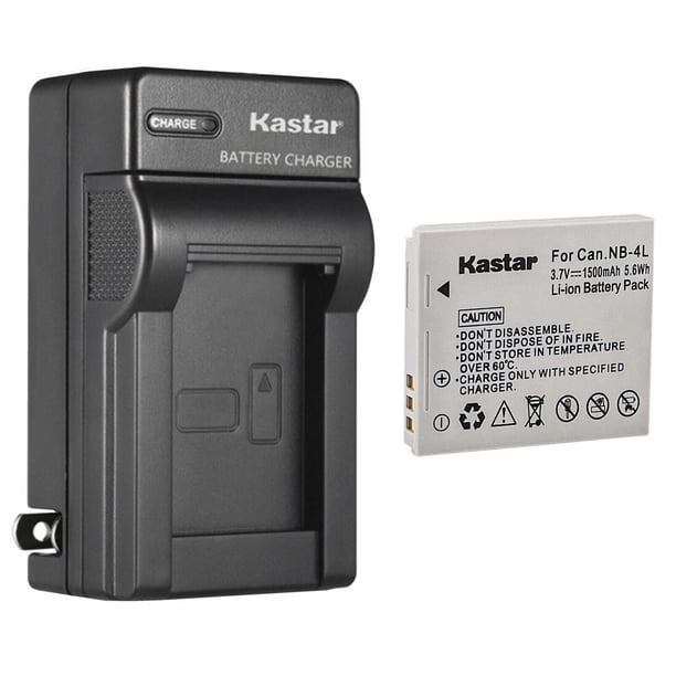 Kastar 1-Pack Battery and AC Wall Charger Replacement for Canon