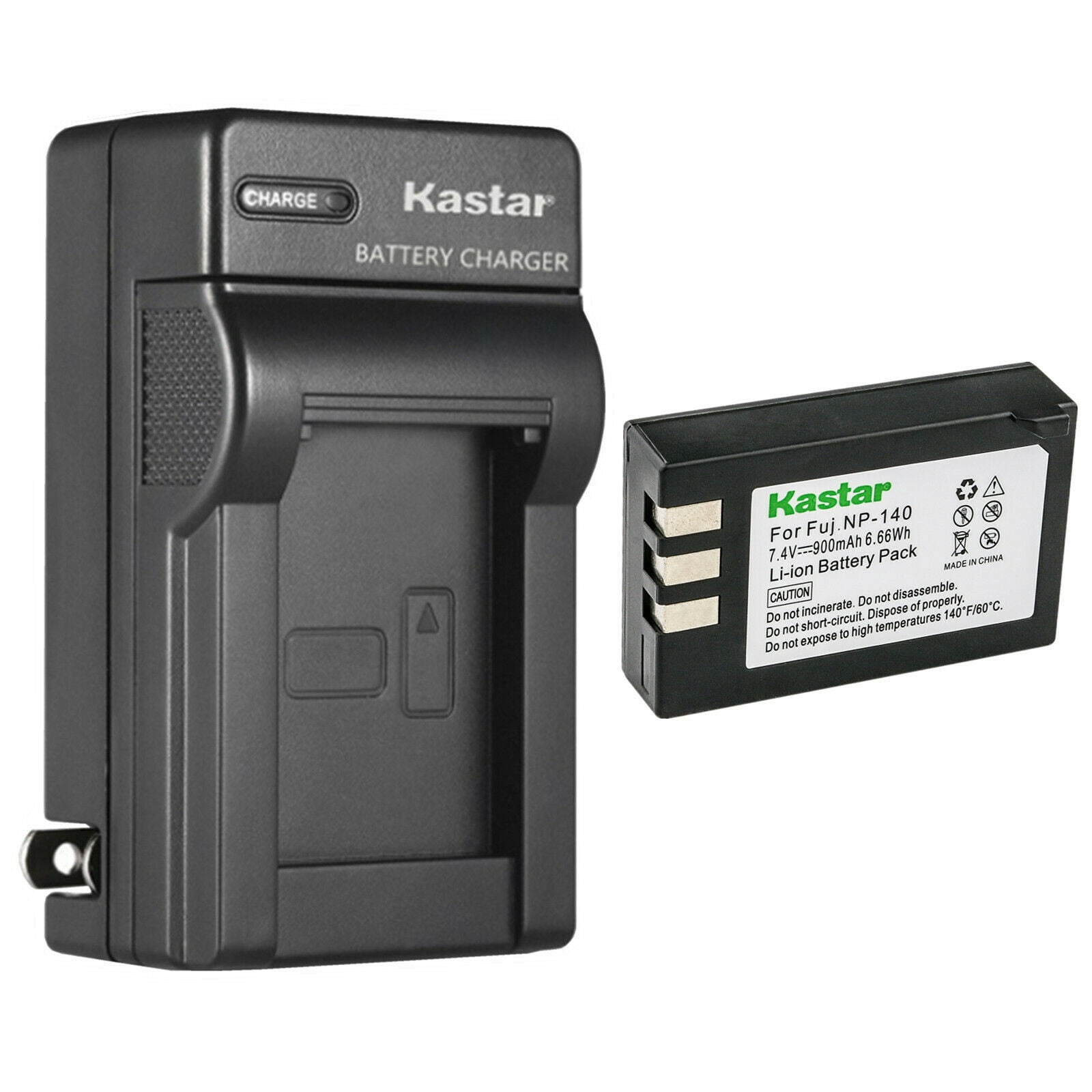 DSTE Kit 2 Batterie NP-140 E Caricabatterie Micro USB Per Fotocamera Fuji FinePix S100FS S200EXR S205EXR