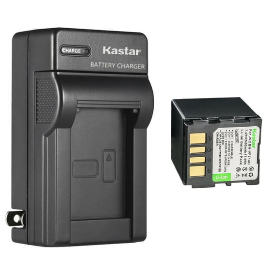 Kastar 1-Pack Battery and AC Wall Charger Replacement for JVC GZ-MG505U GZ-MG505US GZ-MG20 GZ-MG20AA GZ-MG20AC GZ-MG20AG GZ-MG20AH GZ-MG20AS GZ-MG20E GZ-MG20EK GZ-MG20EX GZ-MG20EY GZ-MG20EZ GZ-MG20U