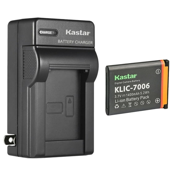 Kastar 1-Pack Battery and AC Wall Charger Replacement for Kodak Easyshare M22, Easyshare M23, Easyshare M200, Easyshare M215, Easyshare MD30, Easyshare M522, Easyshare M530, Easyshare M531 Camera
