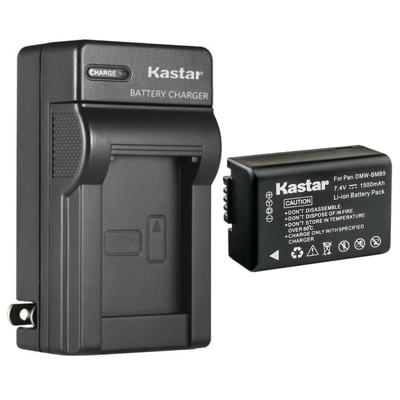Kastar 1-Pack Battery and AC Wall Charger Replacement for Leica BP-DC9 BP-DC9-E BP-DC9-U Battery, Leica BC-DC9 BC-DC9-E BC-DC9-U Charger, Leica V-Lux 2, Leica V-Lux 3 Camera