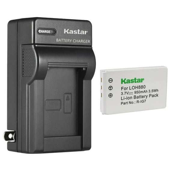 Kastar 1-Pack Battery and AC Wall Charger Replacement for Logitech NC1002 NTA2340 R-IG7 RIG7 RLI001.9 R-RG7 Logitech Harmony One Advanced Harmony 720 Harmony 720 Pro Harmony 720 Remote Harmony 780