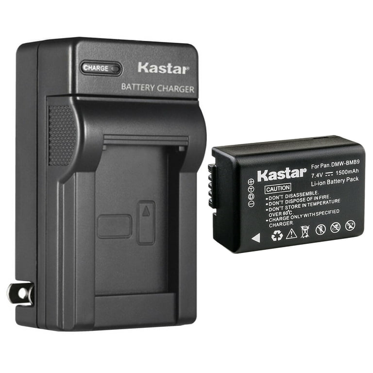 Kastar Battery And Charger Kastar Battery & Charger Replacement For Panasonic Lumix Cameras - Compatible With Multiple Models Lumix FZ Battery