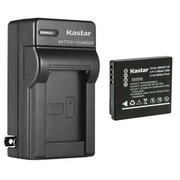 Kastar 1-Pack Battery and AC Wall Charger Replacement for Panasonic Lumix DMC-FH1, Lumix DMC-FH20, Lumix DMC-FH22, Lumix DMC-FH3, Lumix DMC-FP8, Lumix DMC-FT1, Lumix DMC-FT2, Lumix DMC-FT3 Cameras