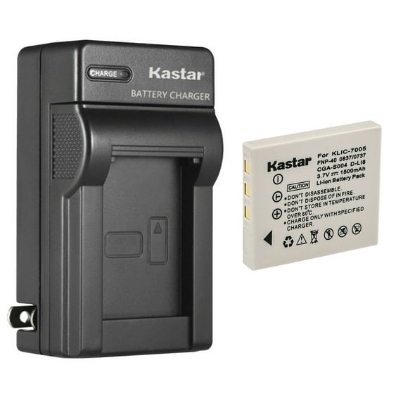 Kastar 1-Pack Battery and AC Wall Charger Replacement for Samsung SLB-0737, Samsung SBC-L5 Charger, Samsung Digimax i6, Digimax L50, Digimax L60, Digimax L700, Digimax L73, Digimax L80, Digimax NV3