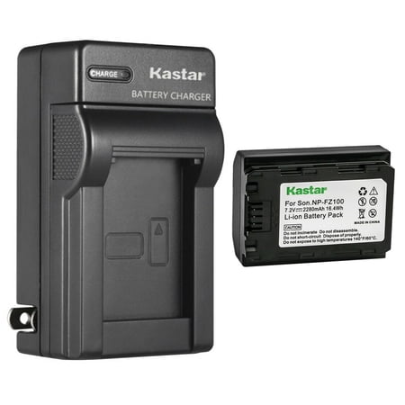 Kastar 1-Pack Battery and AC Wall Charger Replacement for Sony Alpha A7 III a7III, Sony Alpha A7C a7C, Sony Alpha ILCE-7M3, Sony Alpha ILCE-7M3K, Sony Alpha A7R III a7R III A7R IVA A7R IV (A) a7R 4A