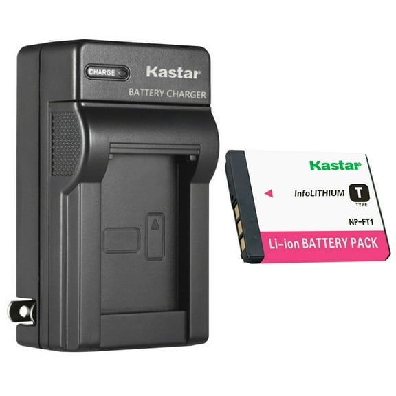 Kastar 1-Pack Battery and AC Wall Charger Replacement for Sony Cyber-shot DSC-T5/B, Cyber-shot DSC-T5/N, Cyber-shot DSC-T5/R, Cyber-shot DSC-T9, Cyber-shot DSC-T10, DSC-T10/B, DSC-T10/P Cameras