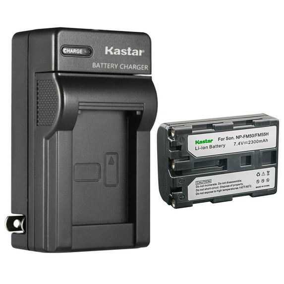 Kastar 1-Pack Battery and AC Wall Charger Replacement for Sony NP-FM30, NP-FM50, NP-FM55H, NP-QM50, NP-QM51, NP-FM70, NP-FM71, NP-QM71, NP-QM71D, NP-FM90, NP-FM91, NP-QM91, NP-QM91D Battery