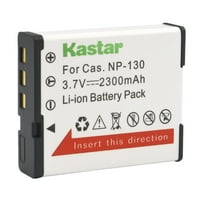 Kastar 1-Pack Battery CNP-130 Replacement for Casio Exilim EX-ZR5000, Exilim EX-ZR5100, Exilim EX-10, Exilim EX-100, Exilim EX-H30 EX-H30BK, Exilim EX-H35, Exilim EX-FC300 EX-FC300S Camera