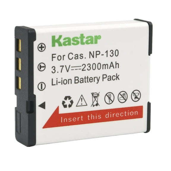 Kastar 1-Pack Battery CNP-130 Replacement for Casio Exilim EX-ZR5000, Exilim EX-ZR5100, Exilim EX-10, Exilim EX-100, Exilim EX-H30 EX-H30BK, Exilim EX-H35, Exilim EX-FC300 EX-FC300S Camera