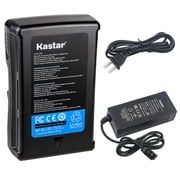 Kastar 1-Pack Battery and D-Tap Charger Compatible with Sony BVW-505 BVW-507 BVW-550 BVW-570 BVW-590 BVW-D600 BVW-D9 BVM-D9H1A BVM-D9H1E BVM-D9H1U BVM-D9H5A BVM-D9H5E BVM-D9H5U Broadcast Monitors