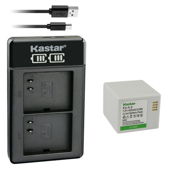Kastar 1-Pack Battery and LCD Dual USB Charger Replacement for Arlo Go Wireless Verizon LTE Mobile HD Security Camera Night Vision Weatherproof, Netgear Arlo Go 4030 Verizon HD Indoor Outdoor Camera