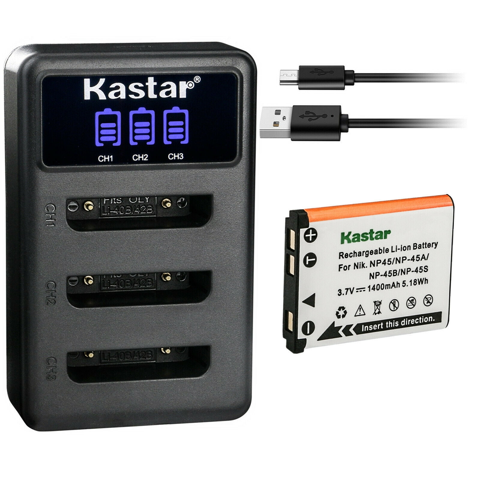 Caricabatterie USB Vhbw Per Fuji FinePix: Ricarica Veloce Per JV105, JV110, JV160, JX355, JX360, JX375, JX380, JZ260 - 5