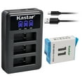 thumbnail image 1 of Kastar 1-Pack Battery and LCD Triple USB Charger Compatible with GoPro HERO12 HERO 12 Black Action Camera, HERO11 HERO10 HERO9 Camera, GoPro ADDBD-212 ADBAT-001 ADDBD-001 Battery, 1 of 7