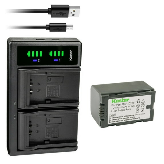Kastar 1-Pack Battery and LTD2 USB Charger Compatible with Hitachi DZ-BP08 DZ-BP16 DZ-BP28 Battery Hitachi VDR-M20 DZ-MV100 DZ-MV100A DZ-MV100E DZ-MV200 DZ-MV200A DZ-MV208 DZ-MV208E Camera