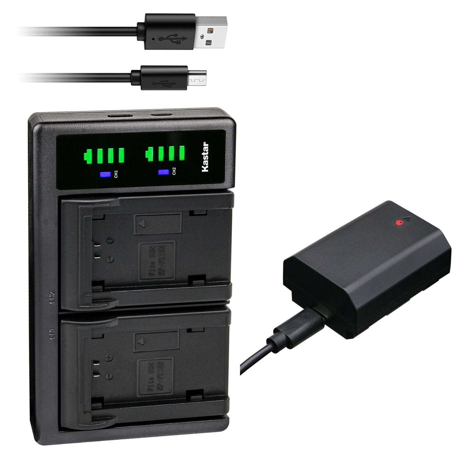 Sony Exmor R Charger Kastar 1-Pack Battery and LTD2 USB Charger Compatible with Sony Alpha ...