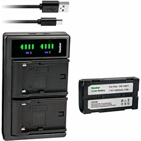 Kastar 1-Pack Battery and LTD2 USB Charger Replacement for NV-DX Series NV-DX1, NV-DX1EN NV-DX100, NV-DX100EN NV-DX110, NV-DX110EG