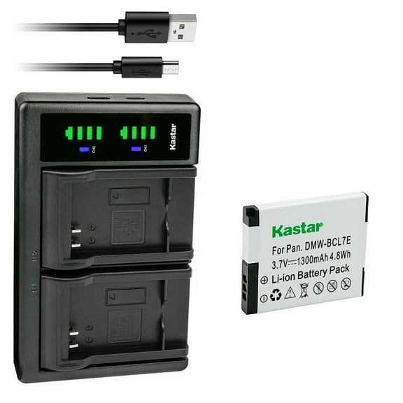 Kastar 1-Pack Battery and LTD2 USB Charger Replacement for Panasonic DMW-BCL7 DMW-BCL7E Battery, DMW-BTC11 Charger, Panasonic Lumix DMC-SZ9, Lumix DMC-SZ10, Lumix DMC-XS1, Lumix DMC-XS3 Camera