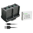 thumbnail image 1 of Kastar 1-Pack Battery and Quadruple Charger Compatible with Canon Digital IXUS 105, Digital IXUS 105 IS, PowerShot D10, PowerShot D20, PowerShot D30, PowerShot ELPH 500 HS, PowerShot S90 Camera, 1 of 7