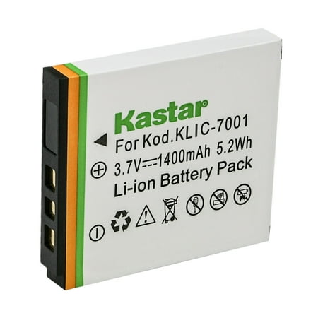 Kastar 1-Pack Battery Replacement for Kodak KLIC-7001 K7001 Battery, Kodak K7700 Charger, Kodak EasyShare V750, EasyShare M320, EasyShare M340, EasyShare M341, EasyShare M753 Zoom, EasyShare M763