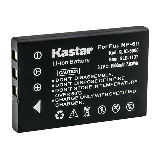Kastar 1-Pack Battery Replacement for Olympus LI-20B, Olympus AZ-1, AZ-2 Zoom, Ferrari Digital Model 2004, Casio NP-30 NP-30DBA BC-20, CASIO QV-R3 QV-R4, Panasonic CN-SP510VL CN-GP710VD CN-GP510VD
