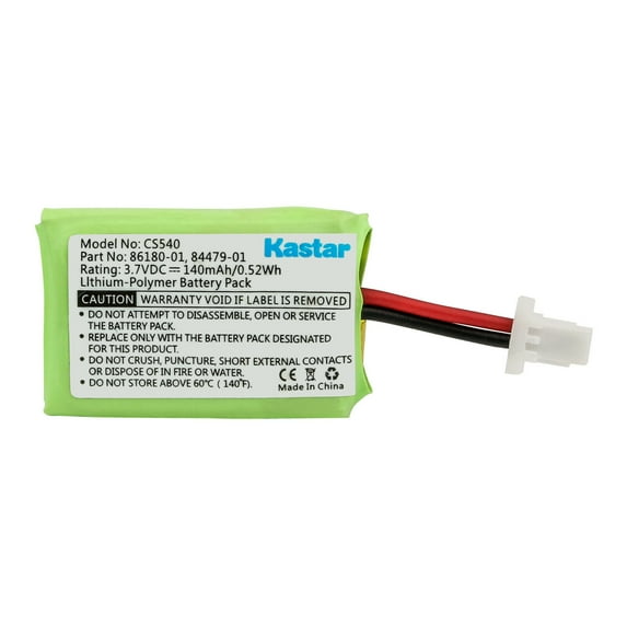 Kastar 1-Pack Battery Replacement for Plantronics CS540 CS540A Battery, Plantronics CS540-XD C054, Savi CS540 Savi CS540A Wireless Headsets, 8618001 PL8618001, 8447901 PL8447901