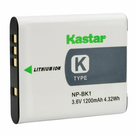 Kastar 1-Pack Battery Replacement for Sony NP-BK1 NP-FK1 Battery, Sony K Type Battery, Sony BC-CSK Charger, Sony Cyber-shot DSC-W180, Cyber-shot DSC-W190, Cyber-shot DSC-W370 Camera