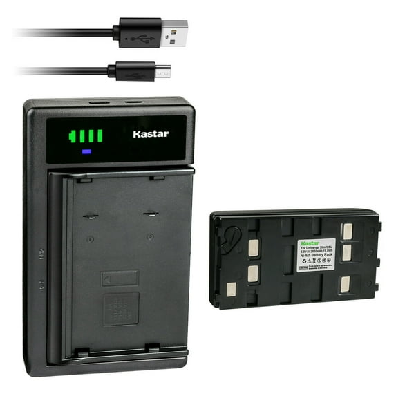 Kastar 1-Pack Battery and Smart USB Charger Compatible with Memorex Model 155 BB-013104, Model 158 BB-078188 BB-146659, CRD0050 BB-013077 BB-013207 BB-018535, SM8400 BB-013068