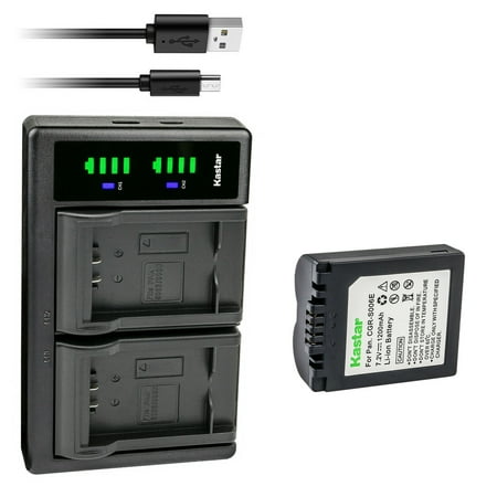 Kastar 1-Pack CGA-S006 Battery and LTD2 USB Charger Replacement for Panasonic CGA-S006, CGA-S006e, CGR-S006, CGR-S006e, DMW-BMA7 Battery, Panasonic DE-A44, DE-994, DE-994A Charger