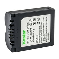 Kastar 1-Pack CGA-S006 Battery Replacement for Panasonic Lumix DMC-FZ8S, Lumix DMC-FZ18, Lumix DMC-FZ18EBK, Lumix DMC-FZ18EG, Lumix DMC-FZ18EGK, Lumix DMC-FZ18EGS, Lumix DMC-FZ18GK Camera