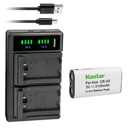 Kastar 2-Pack KLIC-8000 Battery and LTD2 USB Charger Replacement
