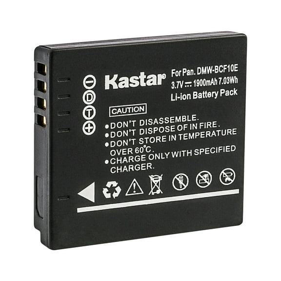 Kastar 1-Pack DMW-BCF10 Battery Replacement for Panasonic Lumix DMC-FX70, Lumix DMC-FX75, Lumix DMC-FX550, Lumix DMC-FX580, Lumix DMC-FX700, Lumix DMC-F2, Lumix DMC-F3, Lumix DMC-FH1 Camera
