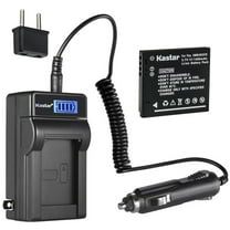 Kastar 1-Pack DMW-BCK7E Battery and LCD AC Charger Compatible with Panasonic Lumix DMC-TS25, Lumix DMC-TS30, FH2 FH4 FH5 FH27 FP5 FP77 FS14 FS45 FT20 FT25 FX77 FX78 FX80 FX90 S1 S2 S3 S5 SZ02 SZ1