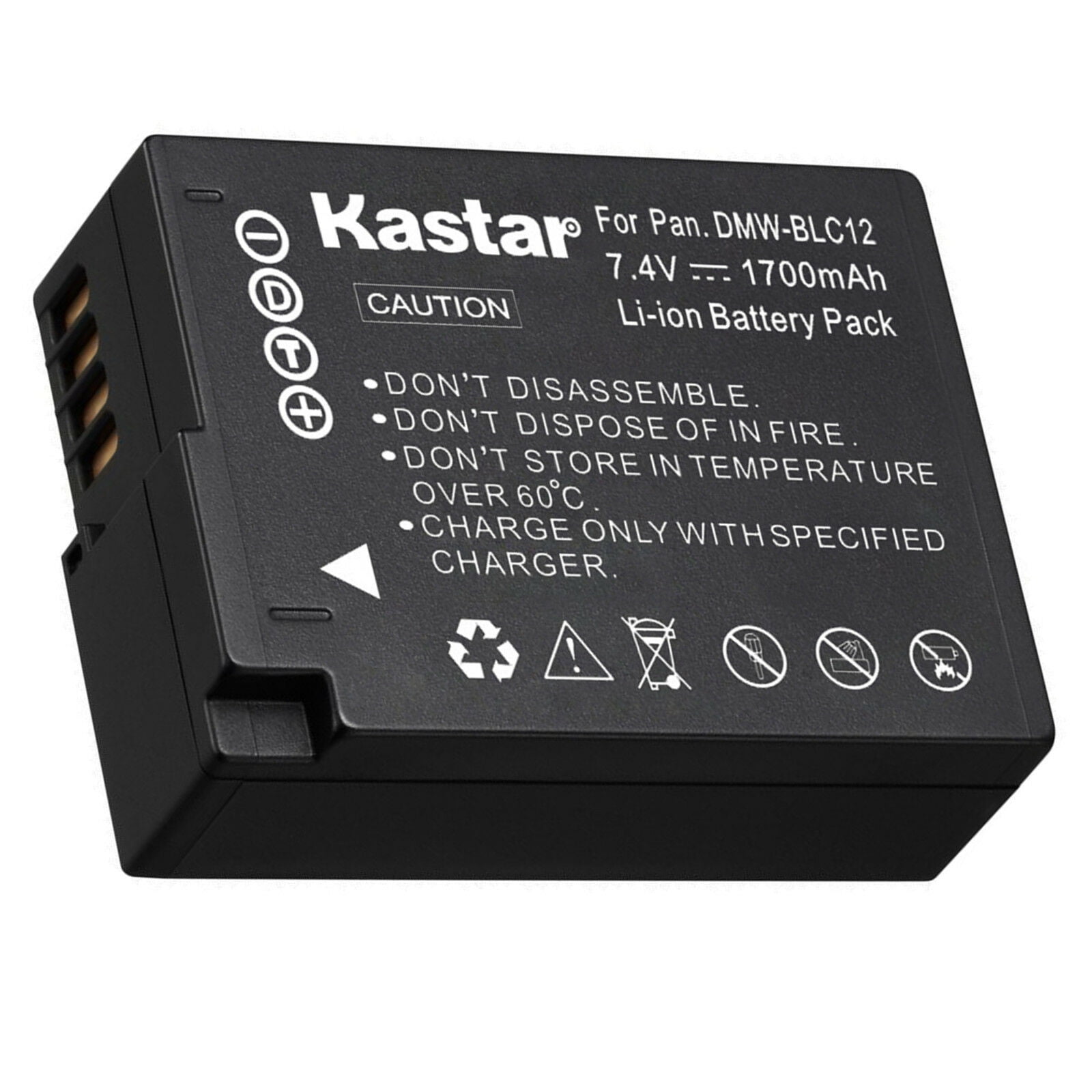 Shentec 7.4V 1500mAh DMW-BLC12 DMW-BLC12E Battery and Charger for