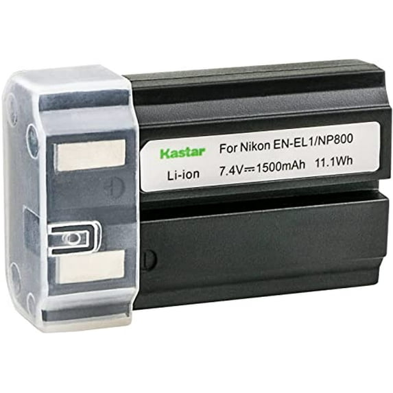 Kastar 1-Pack EN-EL1 Battery Replacement for Nikon Konica Minota DG-5W, DIGITAL Dimage A200, Cooipix 4300, Coolpix 4500, Coolpix 4800, Coolpix 5000, Cooipix 5400 Camera