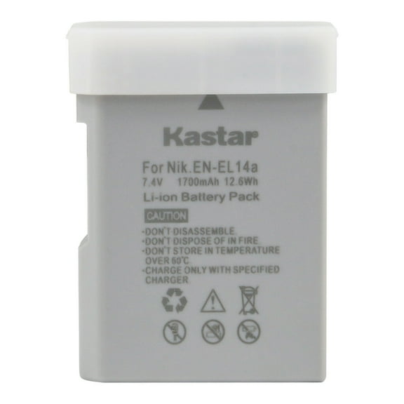Kastar 1-Pack EN-EL14a Battery Replacement for Nikon D5100 DSLR Camera, D5200 DSLR Camera, D5300 DSLR Camera, D5500 DSLR Camera, D5600 DSLR Camera, Df DSLR Camera