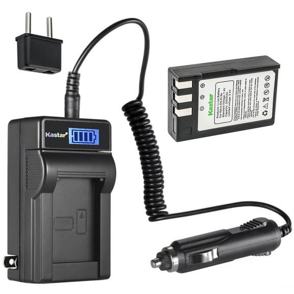 Kastar 1-Pack EN-EL9 Battery and LCD AC Charger Compatible with Nikon D40 SLR Digital Camera, D40X SLR Digital Camera, D60 SLR Digital Camera, D3000 SLR Digital Camera, D5000 SLR Digital Camera