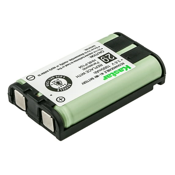 Kastar 1-Pack HHR-P104 Battery Replacement for Again & Again STB941, Battery Biz B-779, Dantona BATT104, Energizer ERP104, GE TL96411 TL26411 TL86411, Hi Capacity B779, Interstate Battery TEL0006
