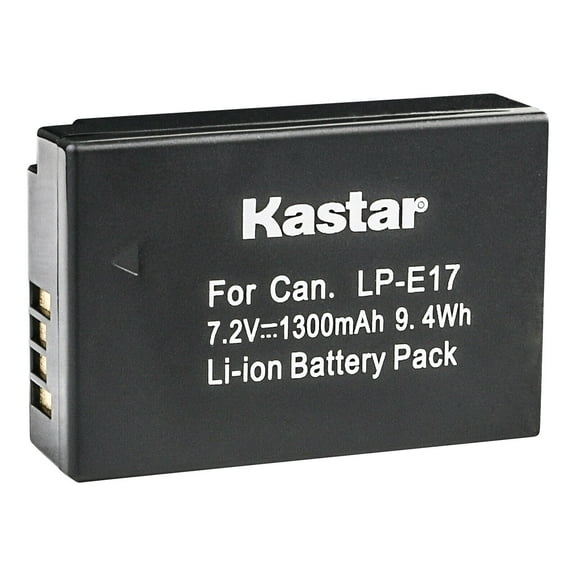 Kastar 1-Pack LP-E17 Battery Replacement for Canon Rebel SL2, EOS Rebel T6i, EOS Rebel T6s, EOS Rebel T7i, EOS Rebel T8i, EOS M3, EOS M5, EOS M6, EOS M6 Mark II, EOS 77D, EOS 200D, EOS 250D Camera
