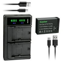 Kastar 1-Pack LP-E17H Pro Battery and LTD2 USB Charger Compatible with Canon EOS 200D, EOS 250D, EOS 750D, EOS 760D, EOS 800D, EOS 850D, EOS 8000D, EOS RP, EOS R8, EOS R10, EOS R50 Mirrorless Camera