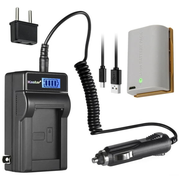 Kastar 1-Pack LP-E6N Pro Battery and LCD AC Charger Compatible with Canon BG-E6, BG-E9, BG-E11, BG-E13, BG-E14, BG-E16, BG-E20, BG-E21 Battery Grip, Marshall On-Camera HDMI Monitor