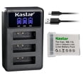 thumbnail image 1 of Kastar 1 Pack NB-13L Battery and LCD Triple USB Charger Compatible with Canon PowerShot SX620 HS, PowerShot SX720 HS, PowerShot SX730 HS, PowerShot SX740 HS, G1 X Mark III Camera, 1 of 7