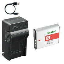 Kastar 1-Pack NP-BG1/NP-FG1 Battery and AC & USB-C Charger, Compatible with Sony G Type Battery, BC-CSG Charger, Cyber-shot DSC-H/T/W/HX Series Cameras