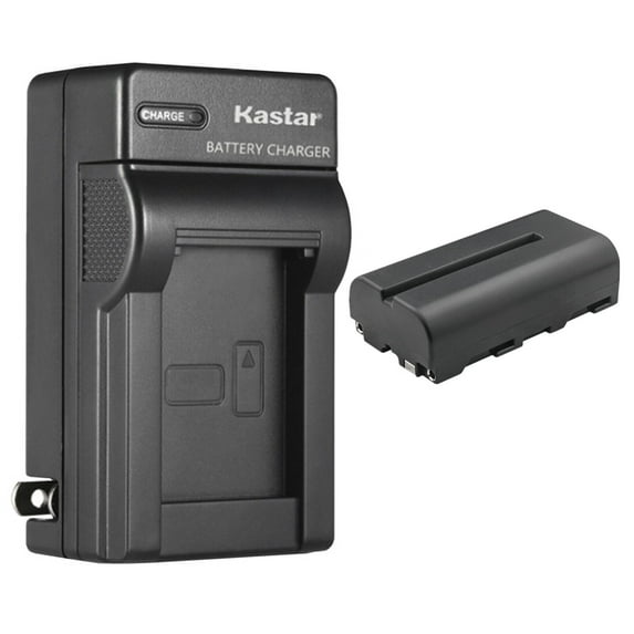 Kastar 1-Pack NP-F550 / NP-F570 Battery and AC Wall Charger Replacement for GVM S200 GVM-5W GVM-50M GVM-50RS GVM-110S GVM-BD-60D GVM-BD-100D GVM T20R GVM-TD-JY258 GVM 12D LED Video Light
