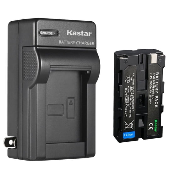 Kastar 1-Pack NP-F580 Battery 7.4V 3500mAh and AC Wall Charger Replacement for Sony L Series Cyber-shot Camera, Sony L Series Camera and Camcorder, Z CAM Cinematic Camera