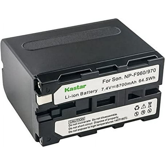 Kastar 1-Pack NP-F970 Battery 7.4V 8700mAh Replacement for Son MVC-FD75 MVC-FD81 MVC-FD83 MVC-FD85 MVC-FD87 MVC-FD88 MVC-FD90 MVC-FD91 MVC-FD92 MVC-FD95 MVC-FD97 MVC-FDR1 MVC-FDR3 Camera