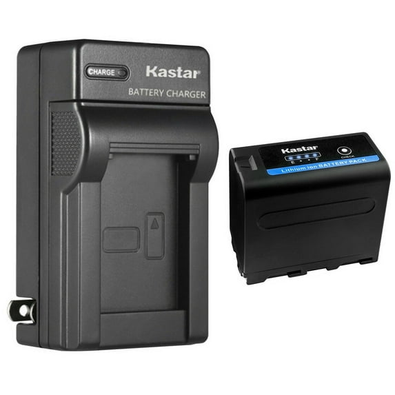 Kastar 1-Pack NP-F970PRO Battery 7.2V 8700mAh and AC Wall Charger Compatible with Sony CCD-TRV54 CCD-TRV55 CCD-TRV56 CCD-TRV57 CCD-TRV58 CCD-TRV59 CCD-TRV615 CCD-TRV62 CCD-TRV65 CCD-TRV66 Camera